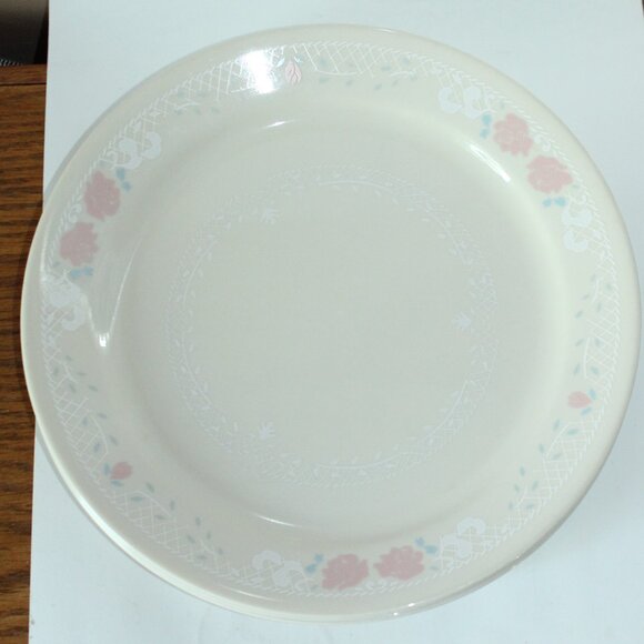 Lot of 6  Corelle by Corning Blossoms In Lace  Dinner Plate 10.25" - Picture 3 of 3